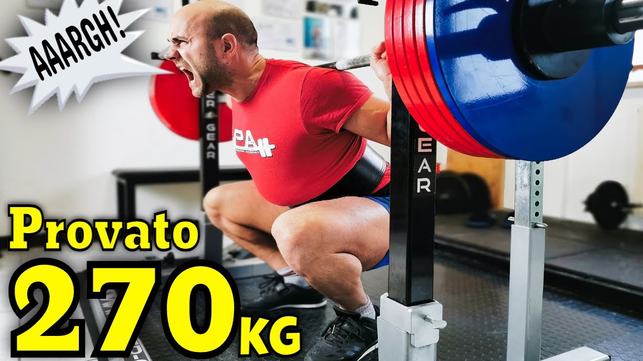 HO PROVATO PER LA PRIMA VOLTA A FARE 270 KG DI SQUAT