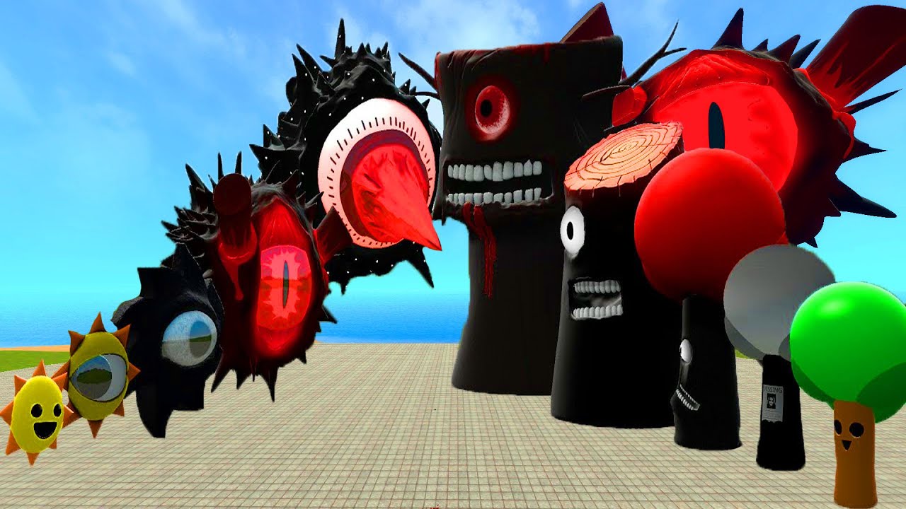 OMG! SPRUNKI EVOLUTION OF MR SUN VS MR TREE ALL PHASES In Garry's Mod!