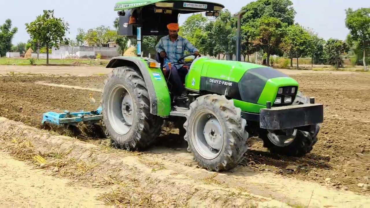 पंजाब में मिला हाथी टैक्टर, DEUTZ- FAHR Agrolux 80 HP 13 Cultivator Performance