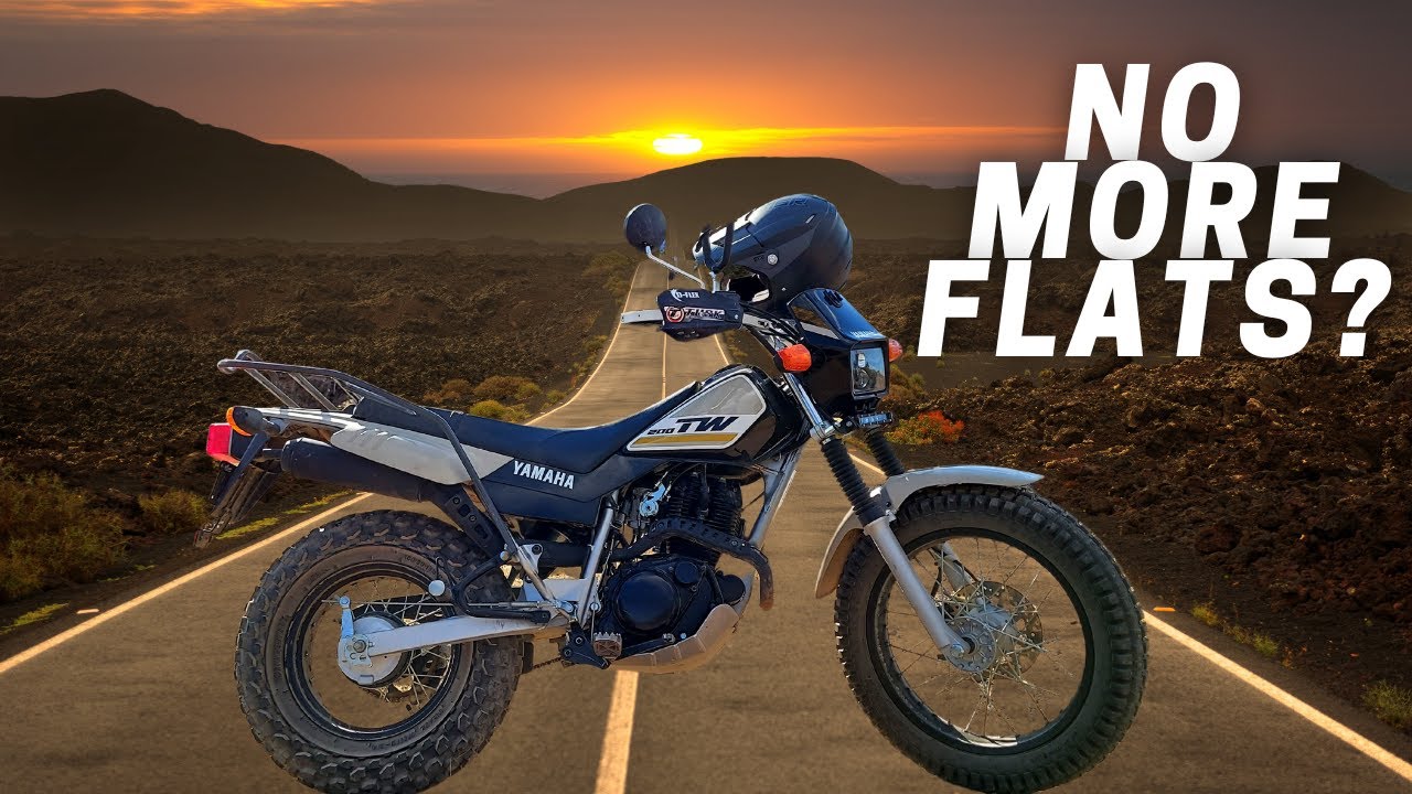 TW200 | NO MORE FLAT TIRES! Tire Sealant Update