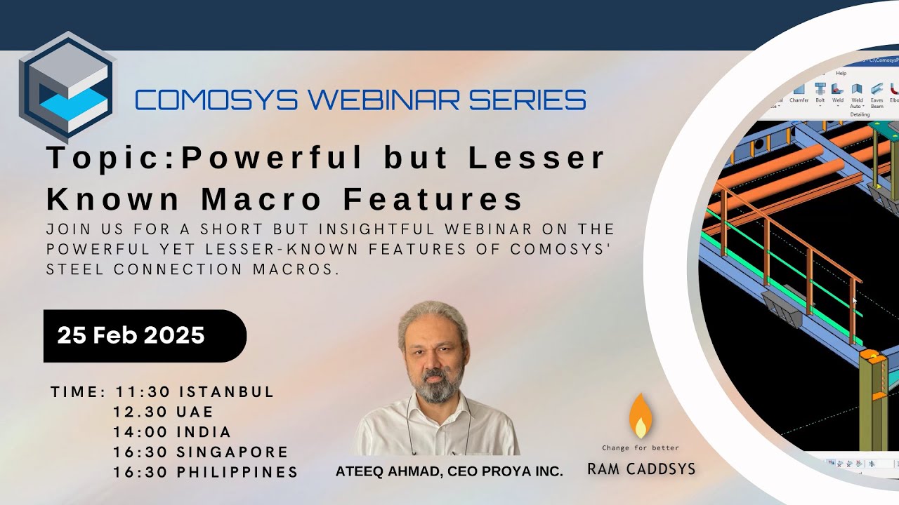 COMOSYS WEBINAR SERIES 04 : Powerful but Lesser Known Macro Features