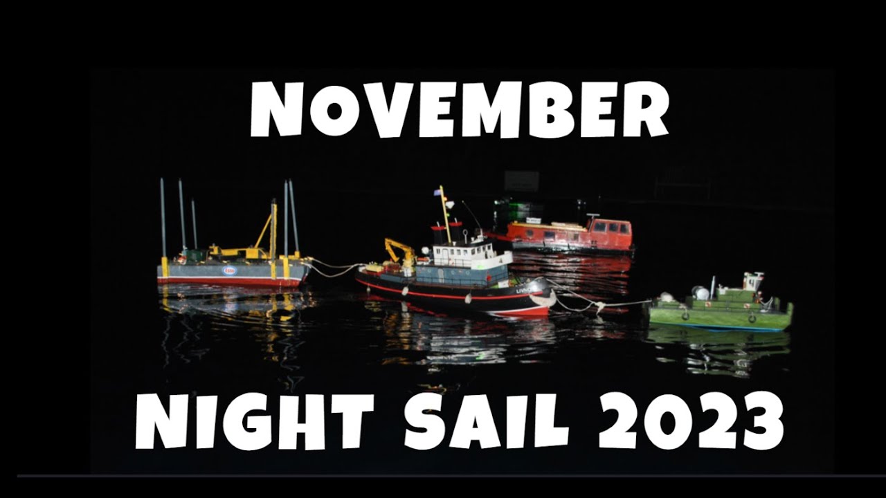 November Night Sail at Southport  Model Boat Club