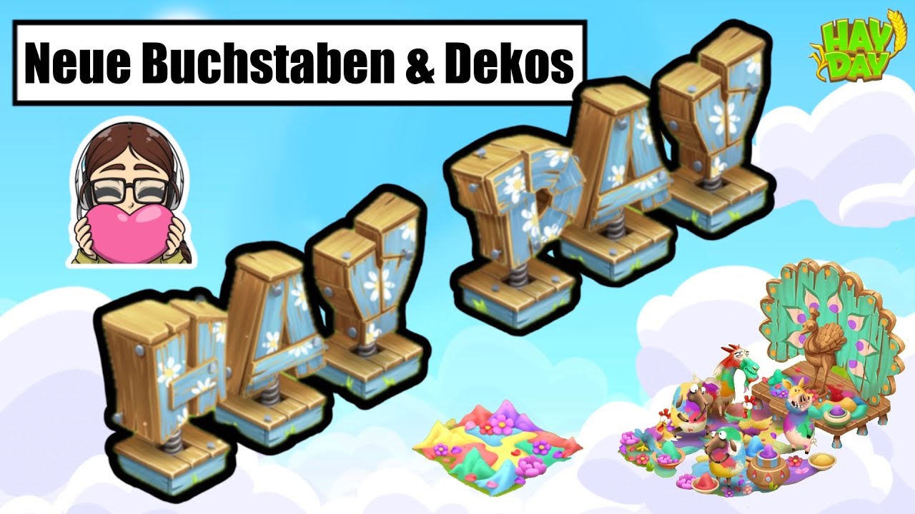 Hay Day - Neue Buchstaben und andere Dekorationen entdeckt 🥳😍