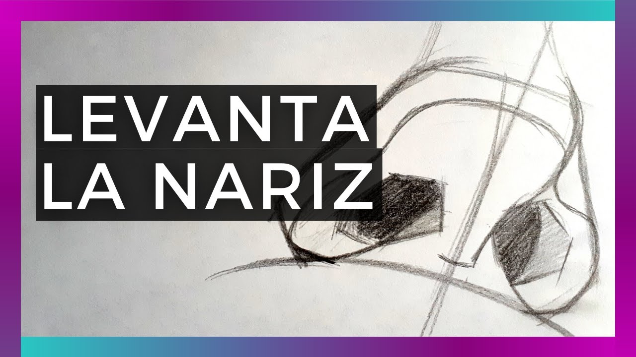👃🏻Cómo Dibujar una NARIZ Mirando HACIA ARRIBA👃🏻 | Arte y Dibujo