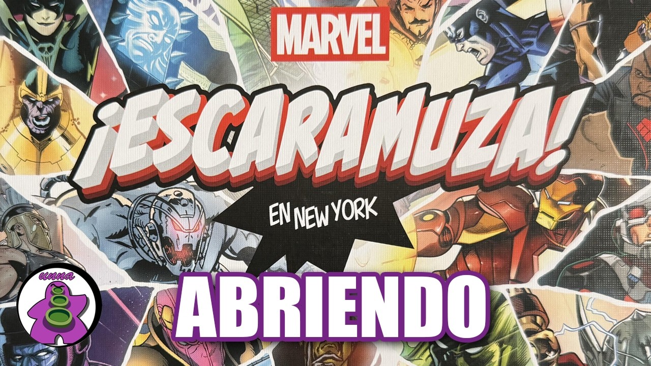 MARVEL ESCARAMUZA EN NEW YORK - Dentro de la Caja - Unboxing Juego de Mesa - unna