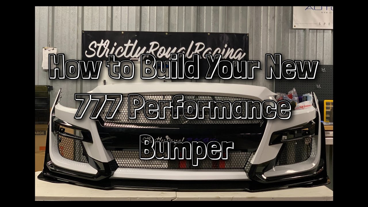 Strictly Royal Racing- How to Build Your New 777 Performance Bumper (GT500 Bumper)