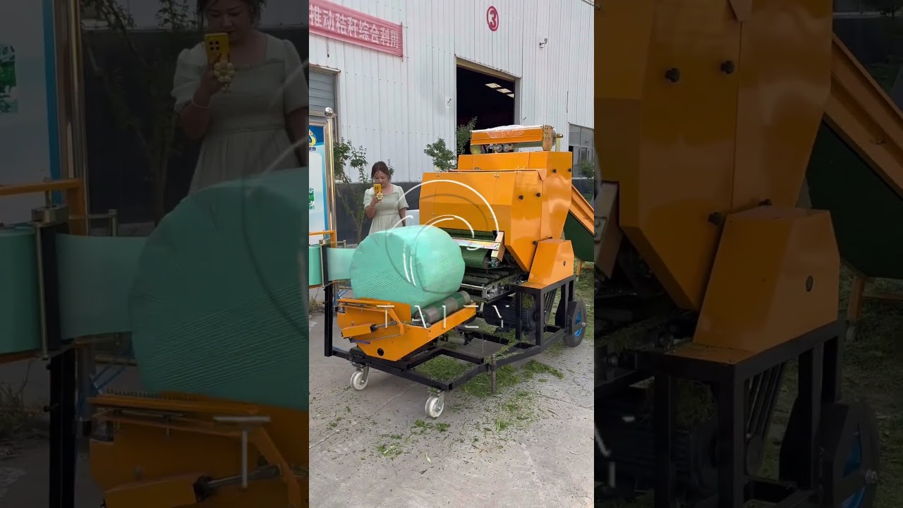 Forage Silage Baling Machine | Hay Baler Wrapper Price