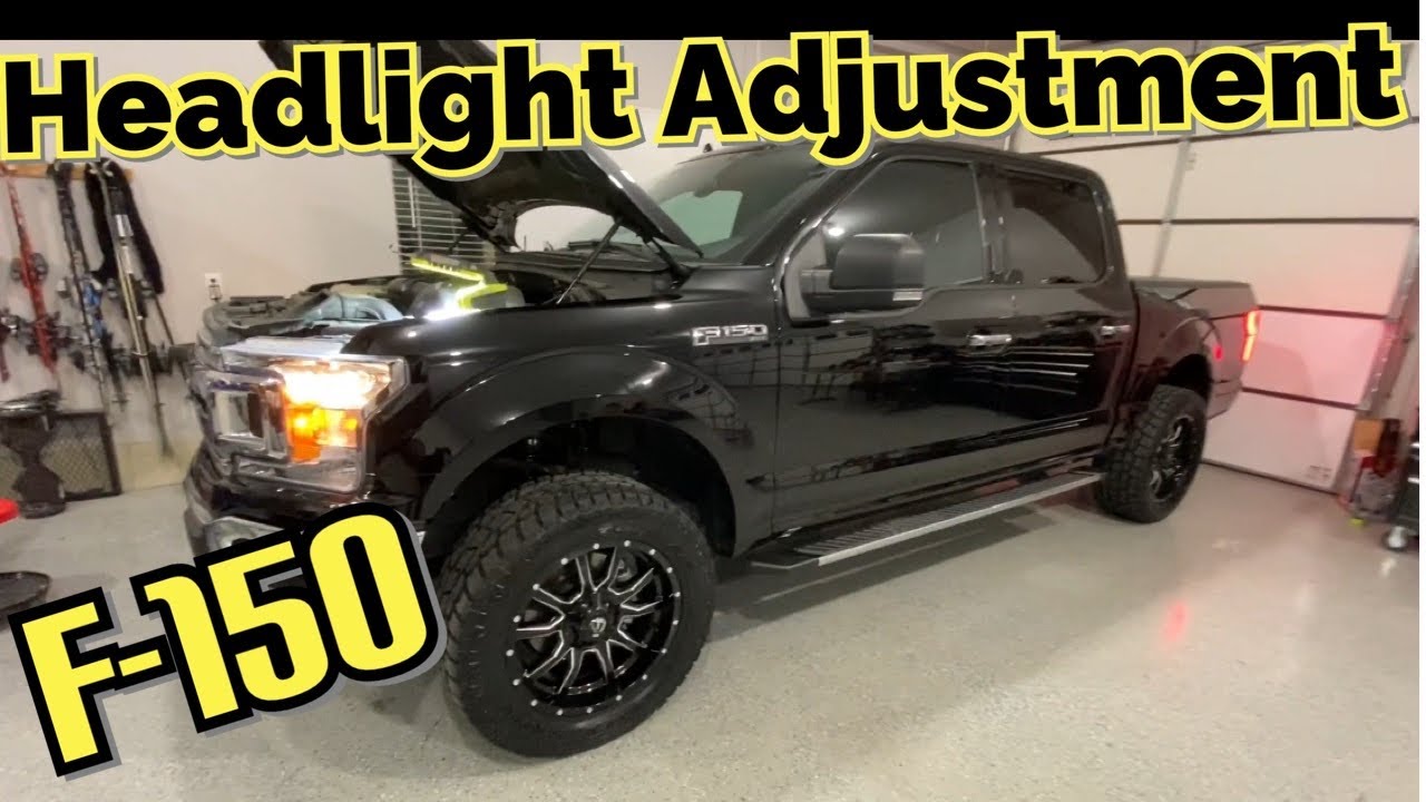 2018 Ford F-150 Headlight Adjustment process