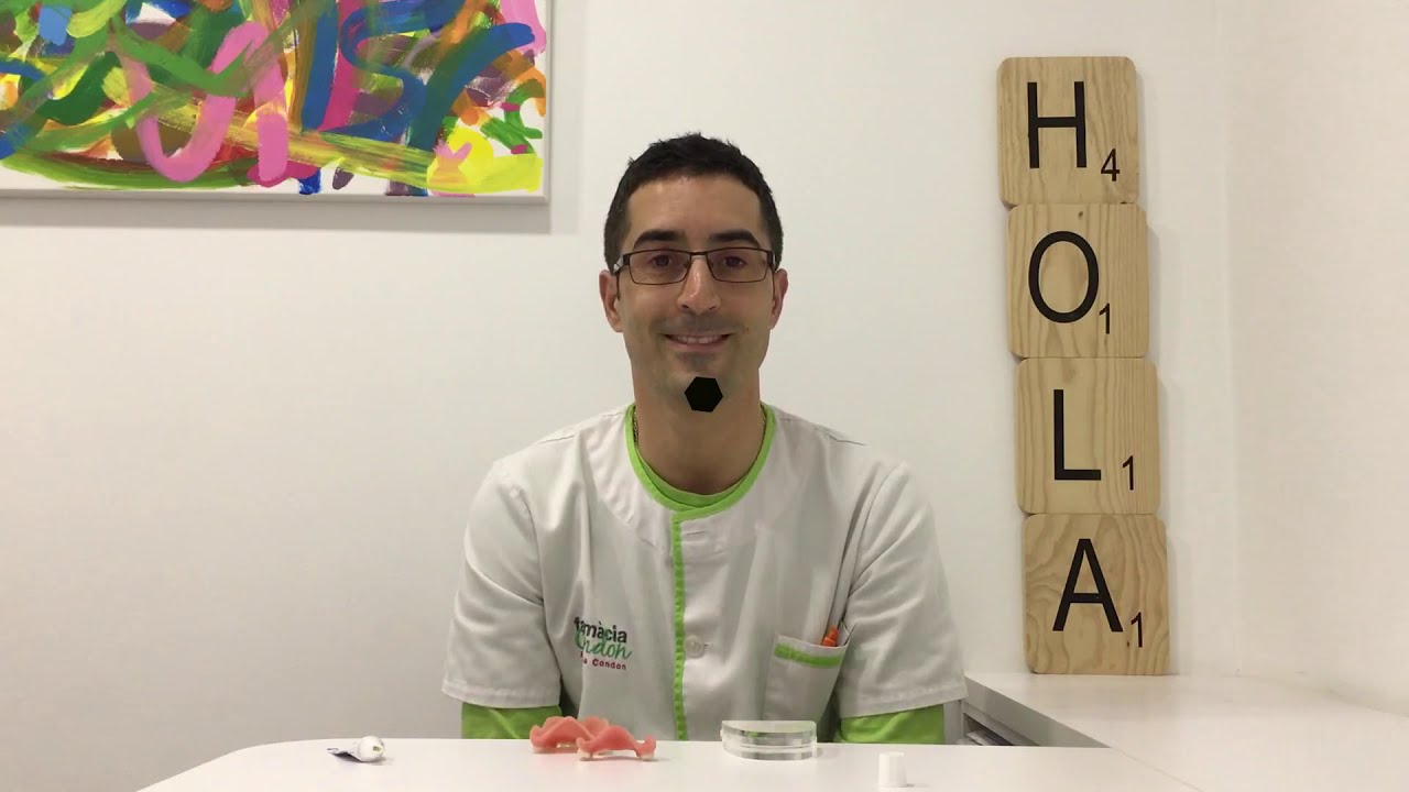 C&oacute;mo poner el fijador de la pr&oacute;tesis dental