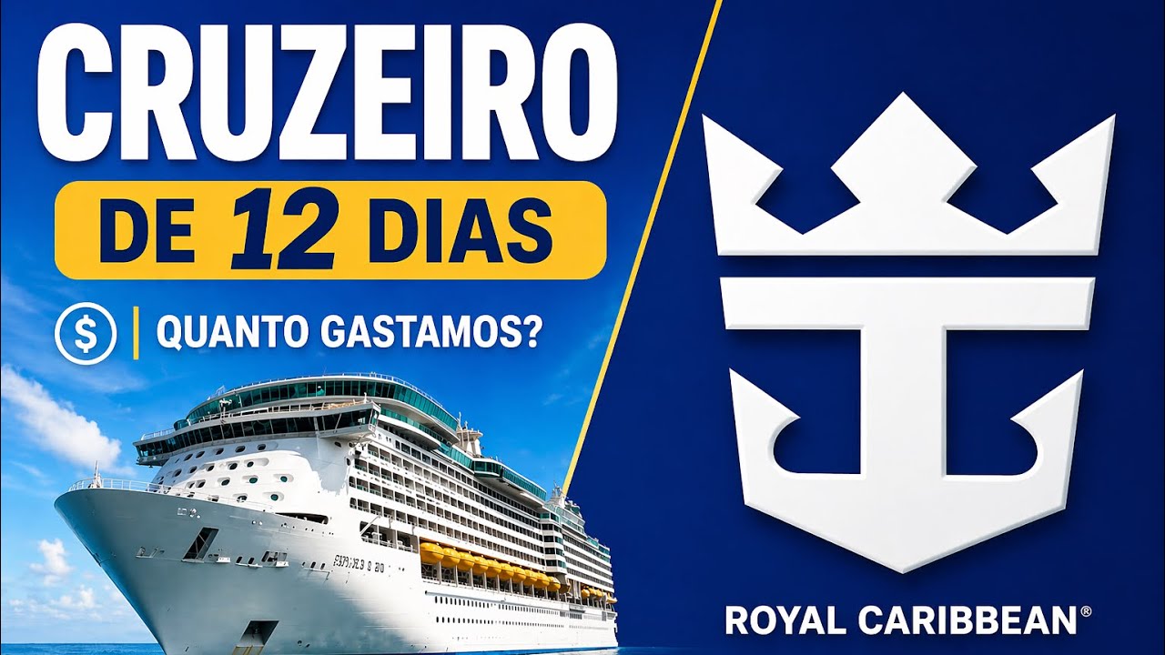 Quanto custa um cruzeiro de 12 dias com a Royal Caribbean?! #viagem 