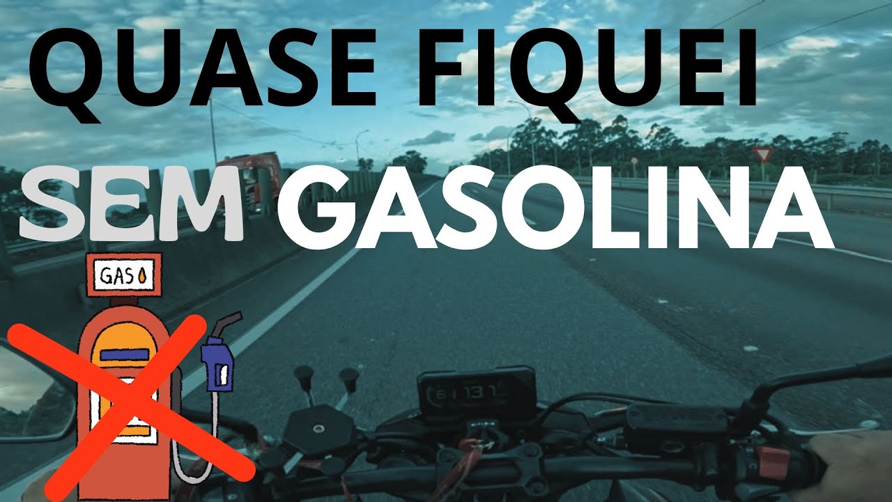 Quase fiquei sem combustivel na BR 101 / com a CB500 F