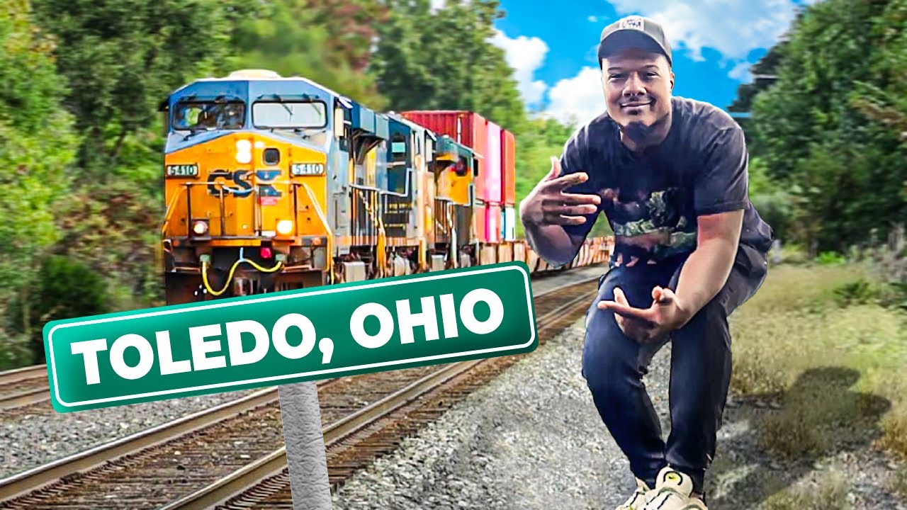 I WENT TO TOLDEO, OHIO JUST TO WATCH TRAINS!!!