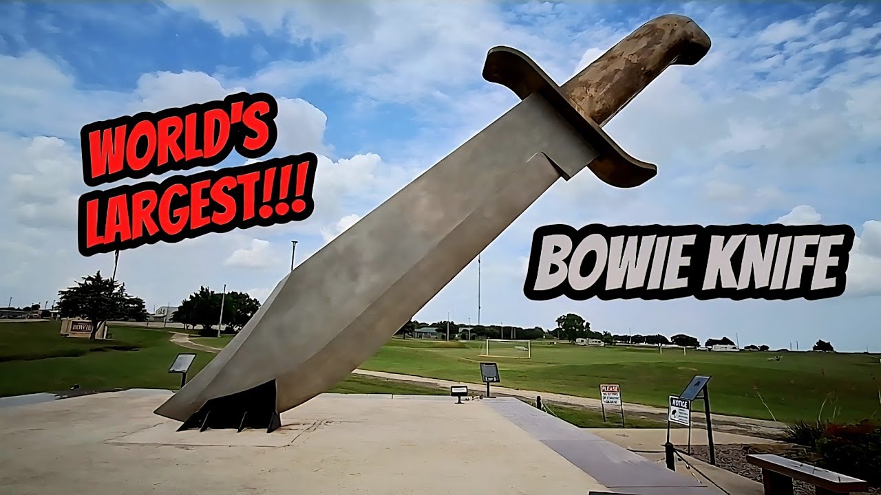 WORLD'S LARGEST BOWIE KNIFE! 
