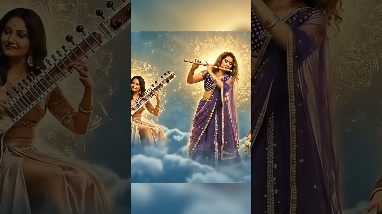 Indian instrumental blends flute and sitar Divine Flute Sounds