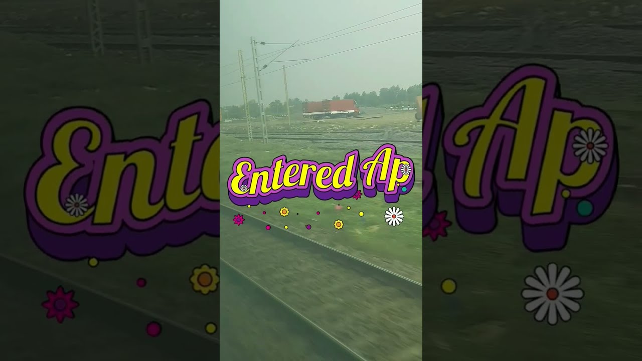 Train No 12842 Journey From #chennai To #eluru  #travel #travelvlog #shorts #trending #viralvideo