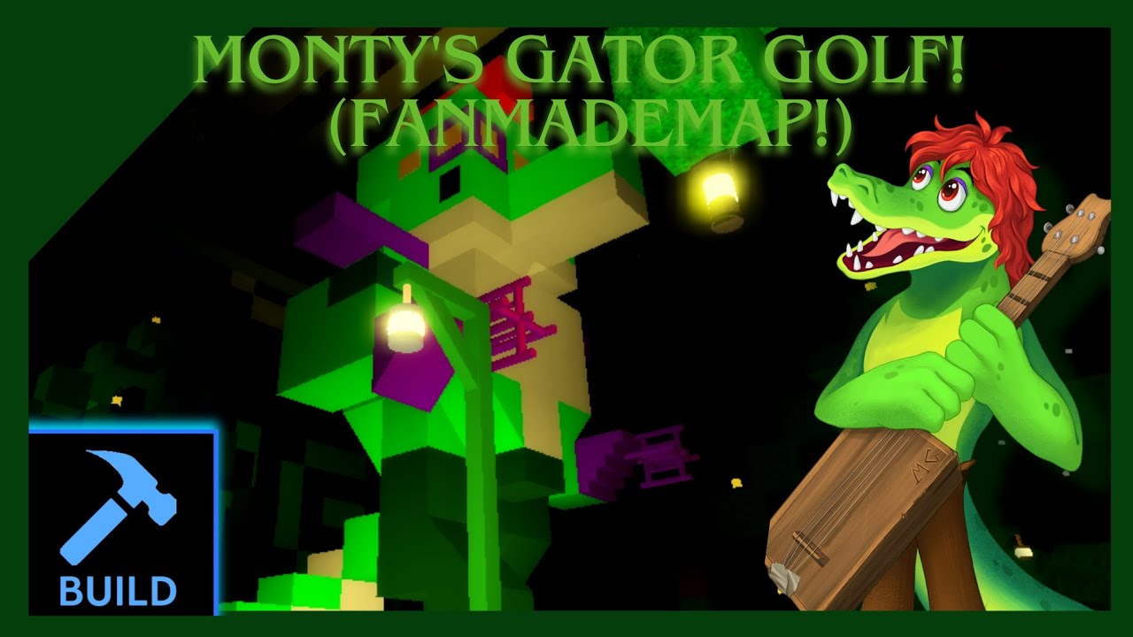 (Piggy build mode/FNAF) Monty's Gator Golf! (Fanamade by me!)