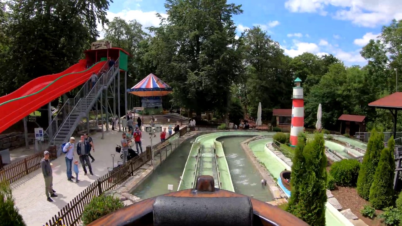 Wildwasserbahn - Traumland auf der Bärenhöhle - Onride - 4K