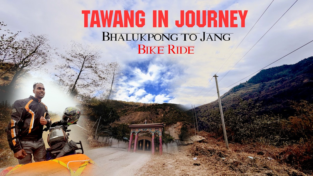Tawang in January 2026 Bhalukpong to Jang Valley Bike Ride Hero Super splendour #bhalukpong EP 2