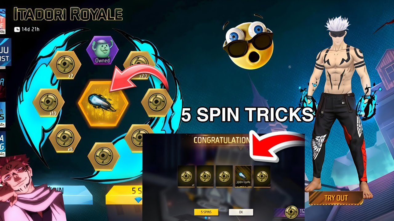 New Fist Skin Event - One Spin Trick🔥 | Free Fire New Event | Ff New Event Today | Today New Event