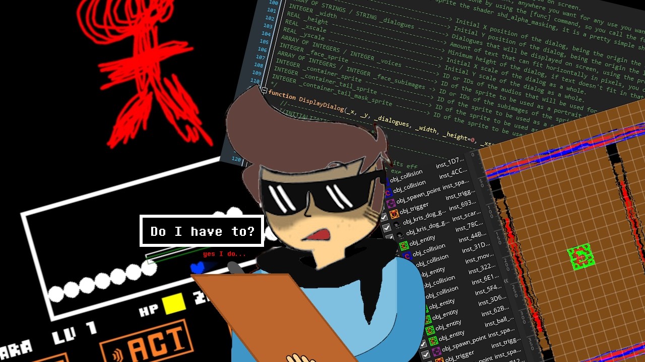 Documenting my Undertale engine (getting there).