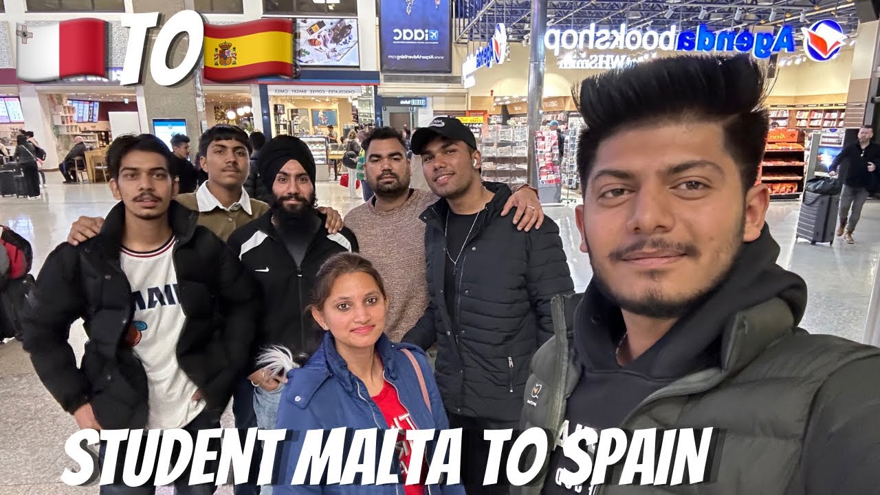 MALTA TO SPAIN| FIRST DOMESTIC FLIGHT EXPERIENCE|TRAVEL IN EUROPE