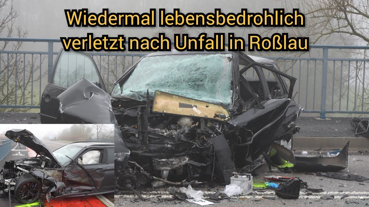 Rasen was das Zeug hält - lebensbedrohlicher Unfall auf der B184 Elbebrücke in Roßlau(Elbe) 27.12.24