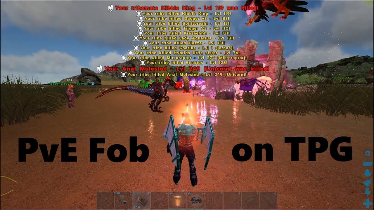 Killing 8 TPG Members in one click! | Ark Official PvP