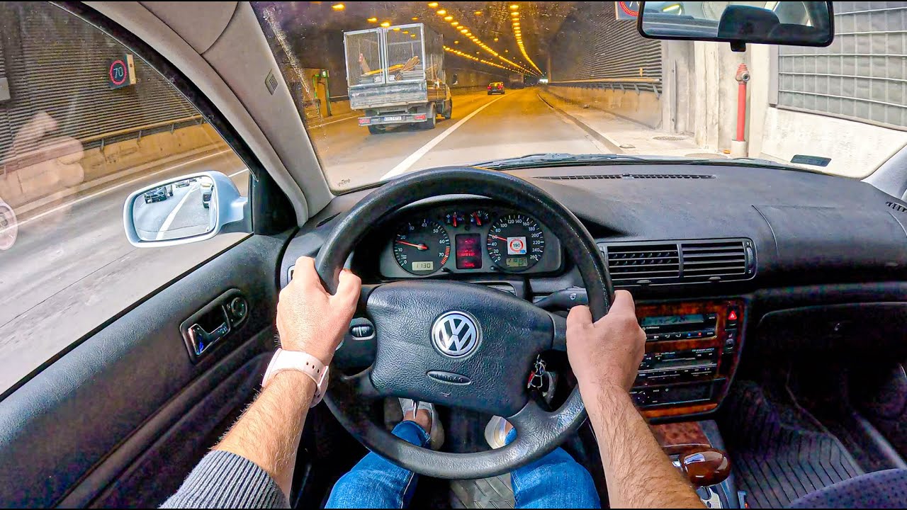 1998 Volkswagen Passat B5 (1.8 T 20V 150 hp) | POV Test Drive #2430 Joe Black