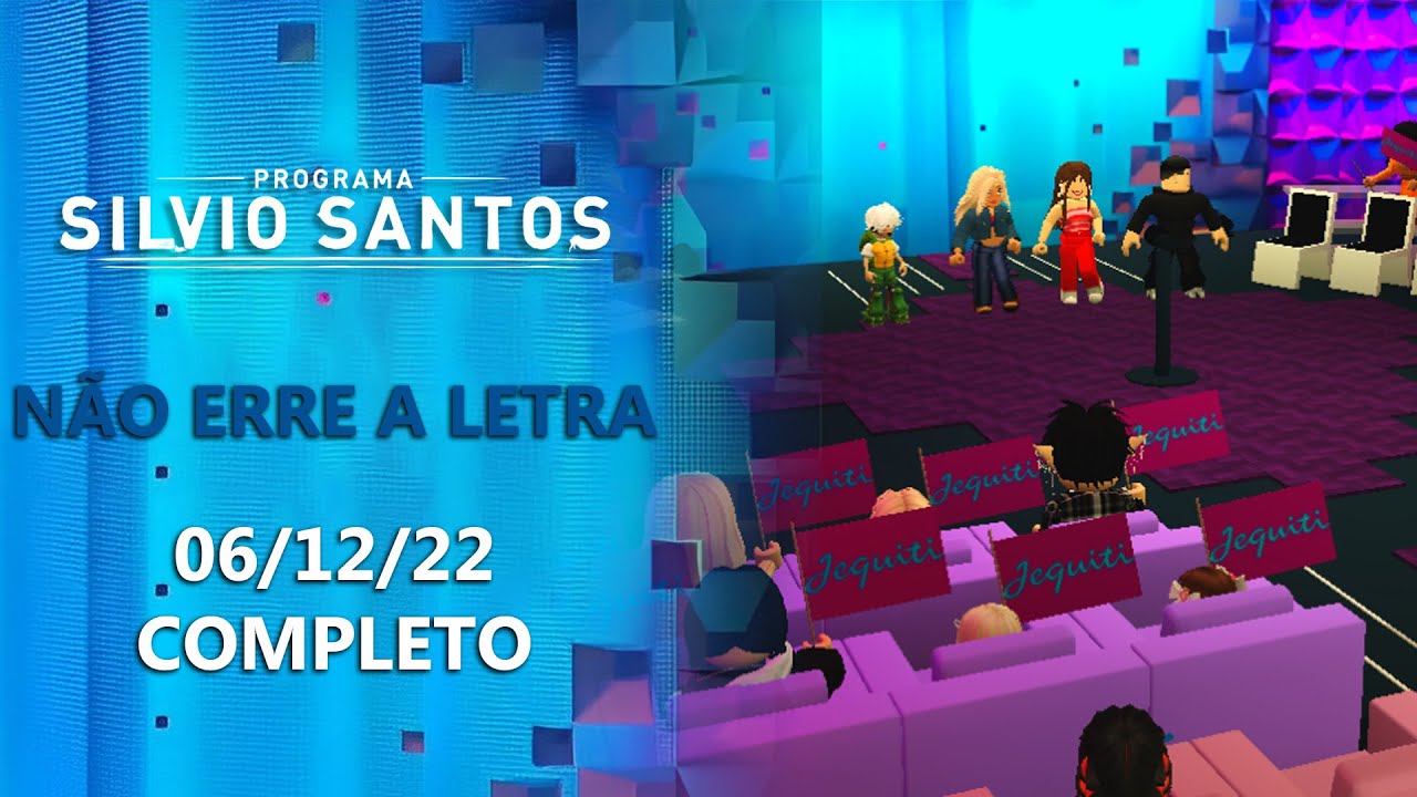 Não Erre a Letra | Programa Silvio Santos (06/12/22)