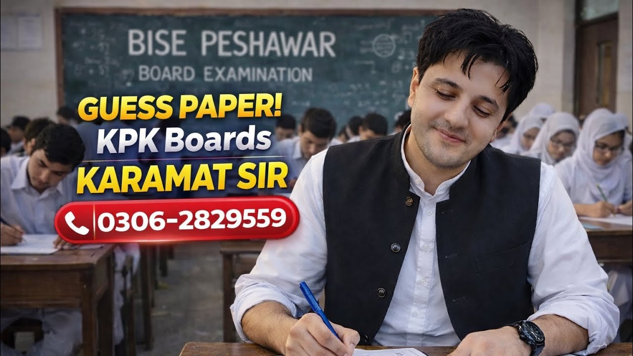 KPK Boards Class 9 Physics Guess Paper 2026 | Most Important Questions | Board Exam Preparation