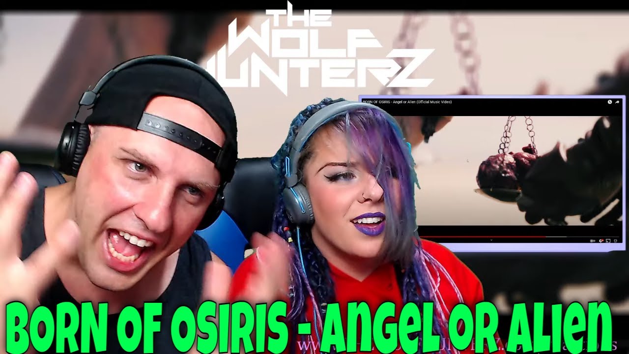 BORN OF OSIRIS - Angel or Alien (Official Music Video) THE WOLF HUNTERZ Reactions