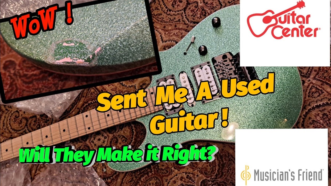 MUSICIANS FRIEND SENT ME A  USED Ibanez  Guitar!