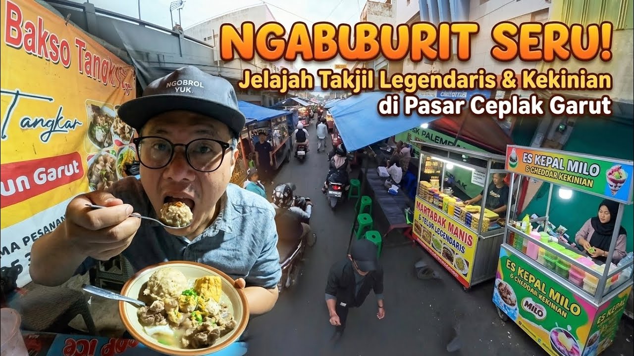 NGABUBURIT SERU! Jelajah Takjil Legendaris & Kekinian di Pasar Ceplak Garut