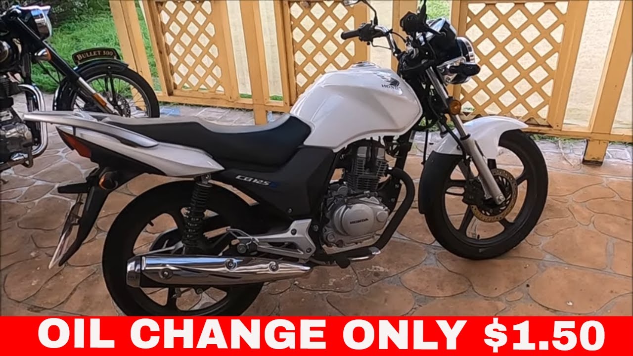 Honda CB125E 2020 года — замена масла за 5 минут!