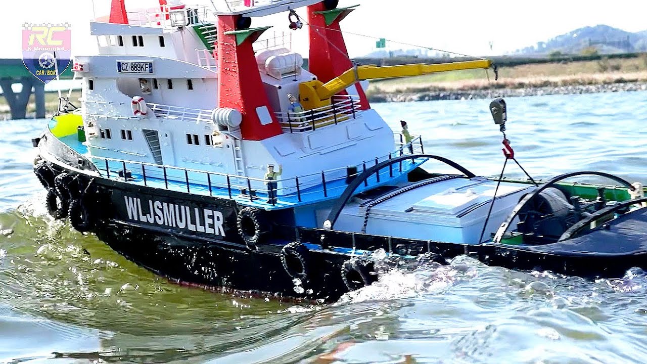 RC BOAT 1/50 Tugboat | Wljsmuller Amsterdam | ASMR -62