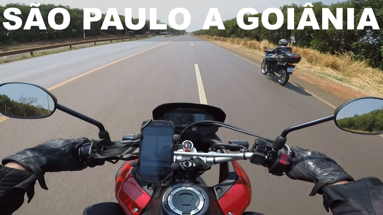 SÃO PAULO a GOIÂNIA de MOTO