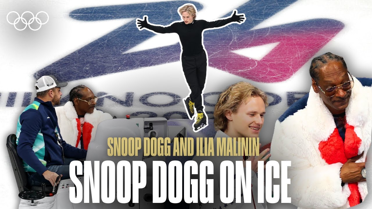 Snoop Dogg Meets Ilia Malinin 🤝🇺🇸 | Figure Skating Practice at Milano Cortina 2026 ⛸️