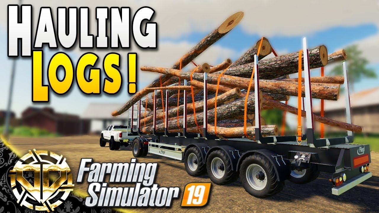 HAULING LOGS FOR BIG MONEY : Farming Simulator 19 Gameplay : Ravenport EP 20
