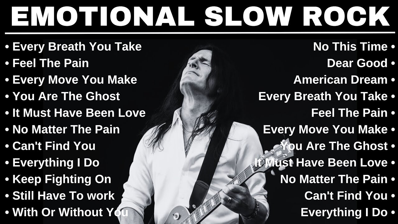 Playlist - Emotional Slow Rock - Rock Ballads - American Rock Song 2025 - Soft Rock