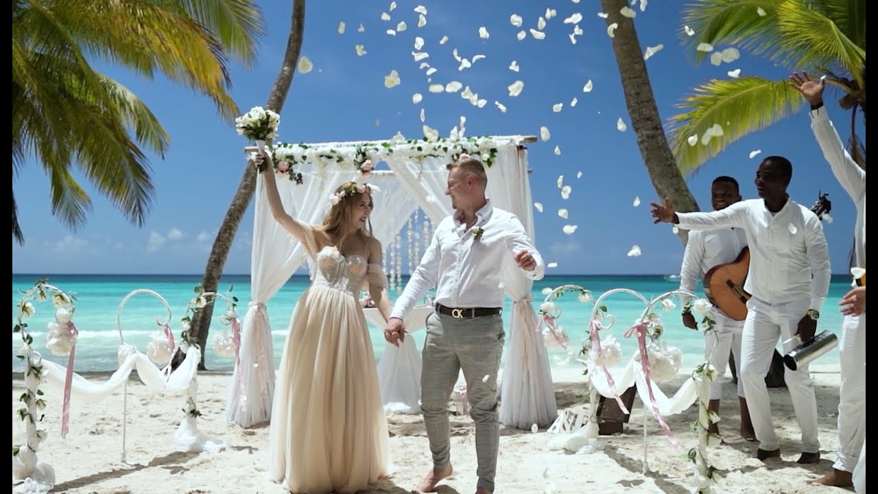 Aneta & Dawid - ślub na wyspie Saona (06.04.2022)