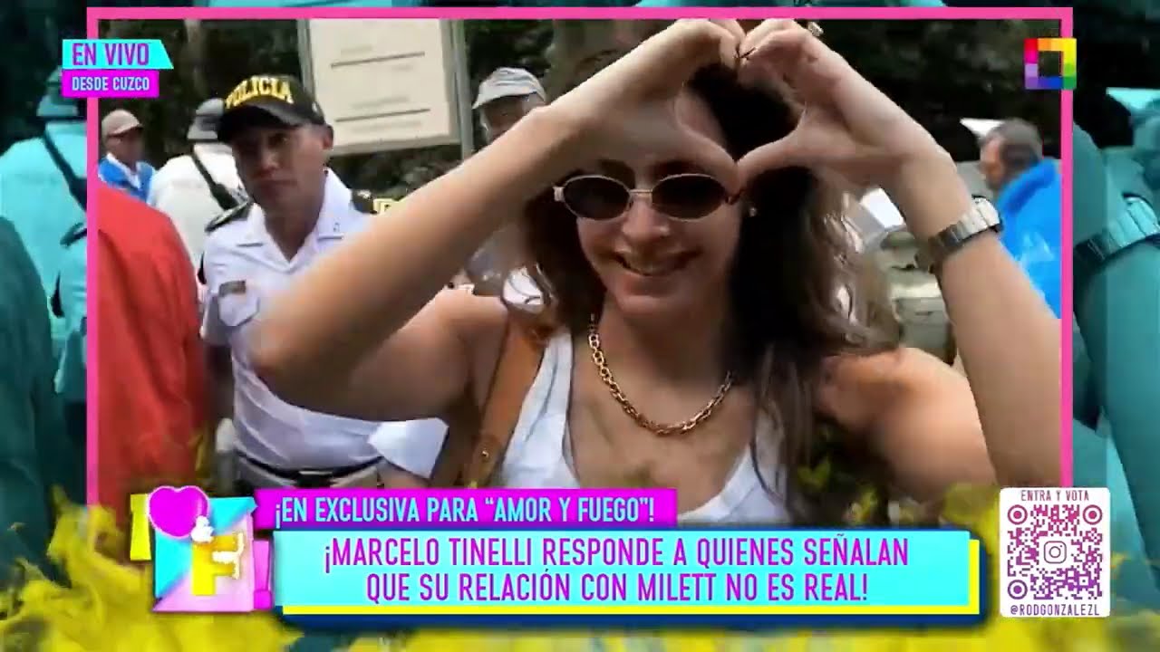 Amor y Fuego - OCT 15 - TINELLI RESPONDE A QUIENES SEÑALAN QUE SU RELACIÓN NO ES REAL | Willax