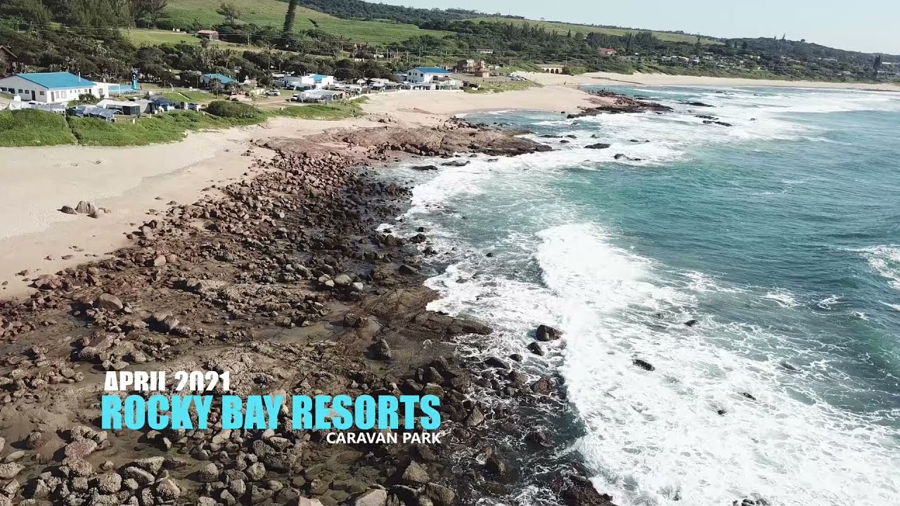 Rocky bay Campsites Drone Fly Over