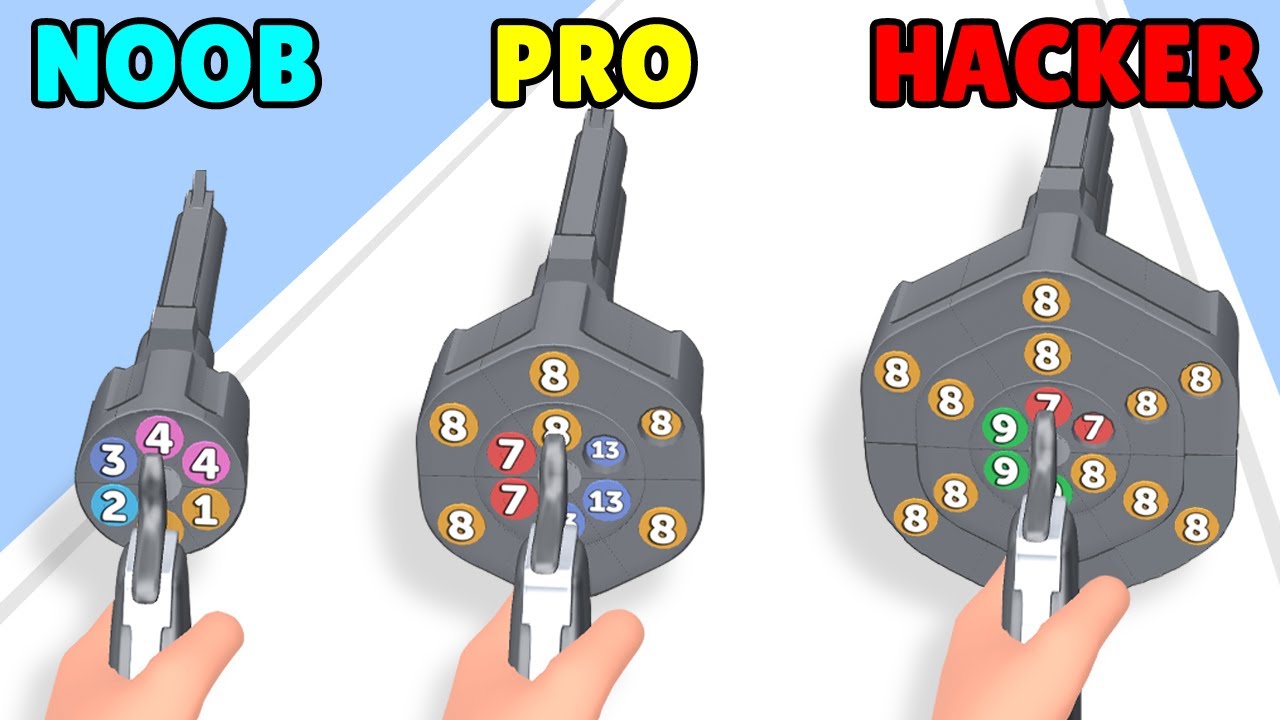 NOOB vs PRO vs HACKER in Revolver Rush!