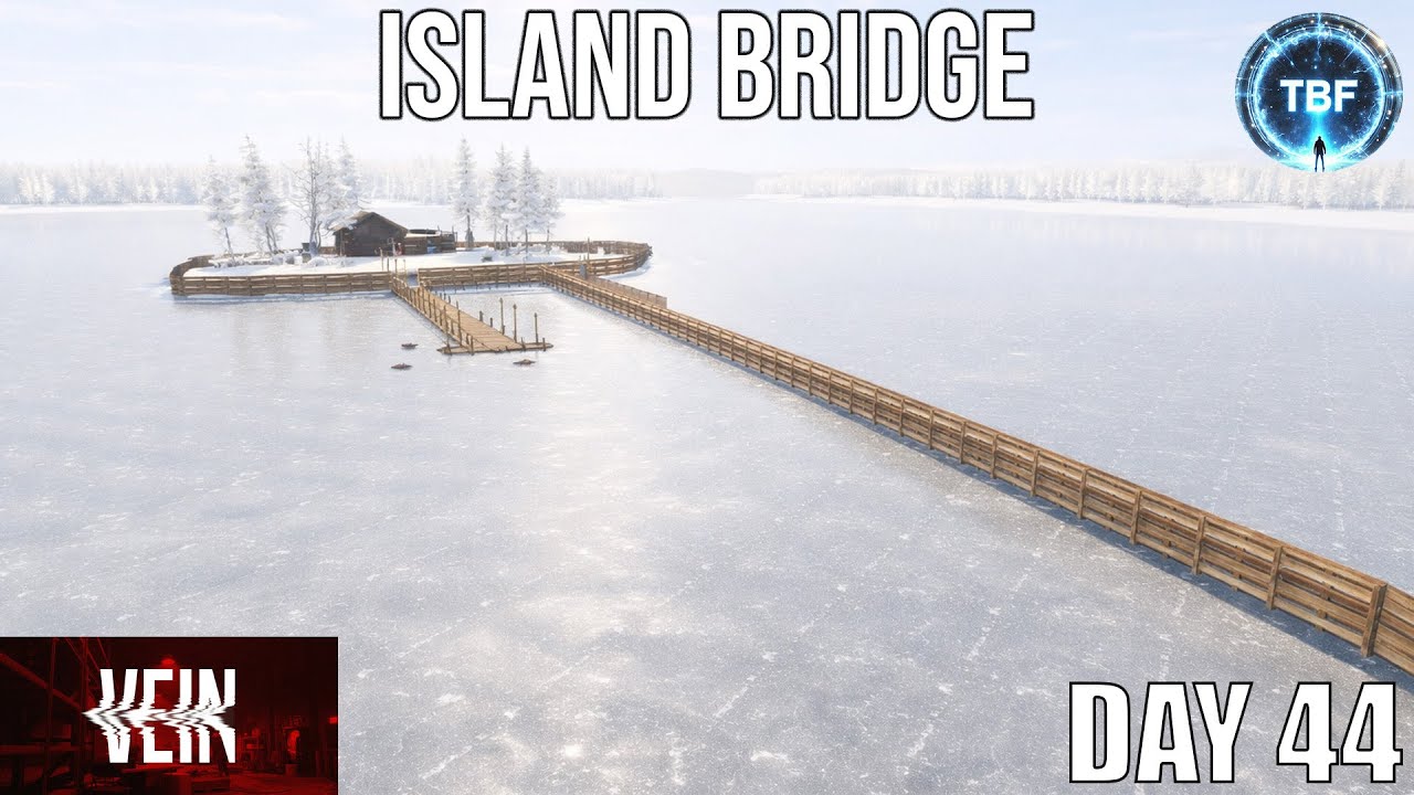 Building a Bridge to Our Island… Another Depths Disaster | VEIN Day 44 | [INSANE DIFFICULTY]