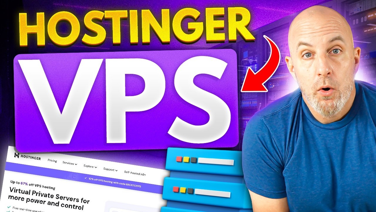 VPS от Hostinger | Посмотрите это видео, прежде чем пытаться управлять собственным сервером.
