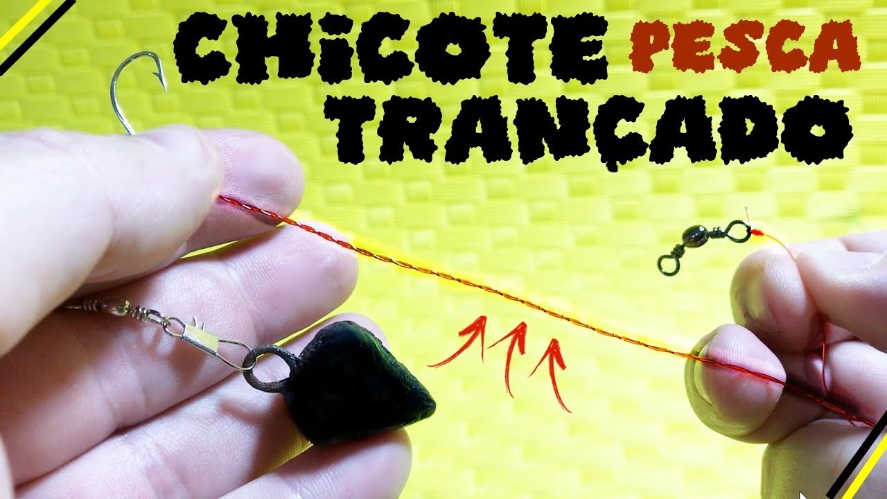 MONTAGEM de CHICOTE de PESCA TRANÇADO [Pescas e Dicas]