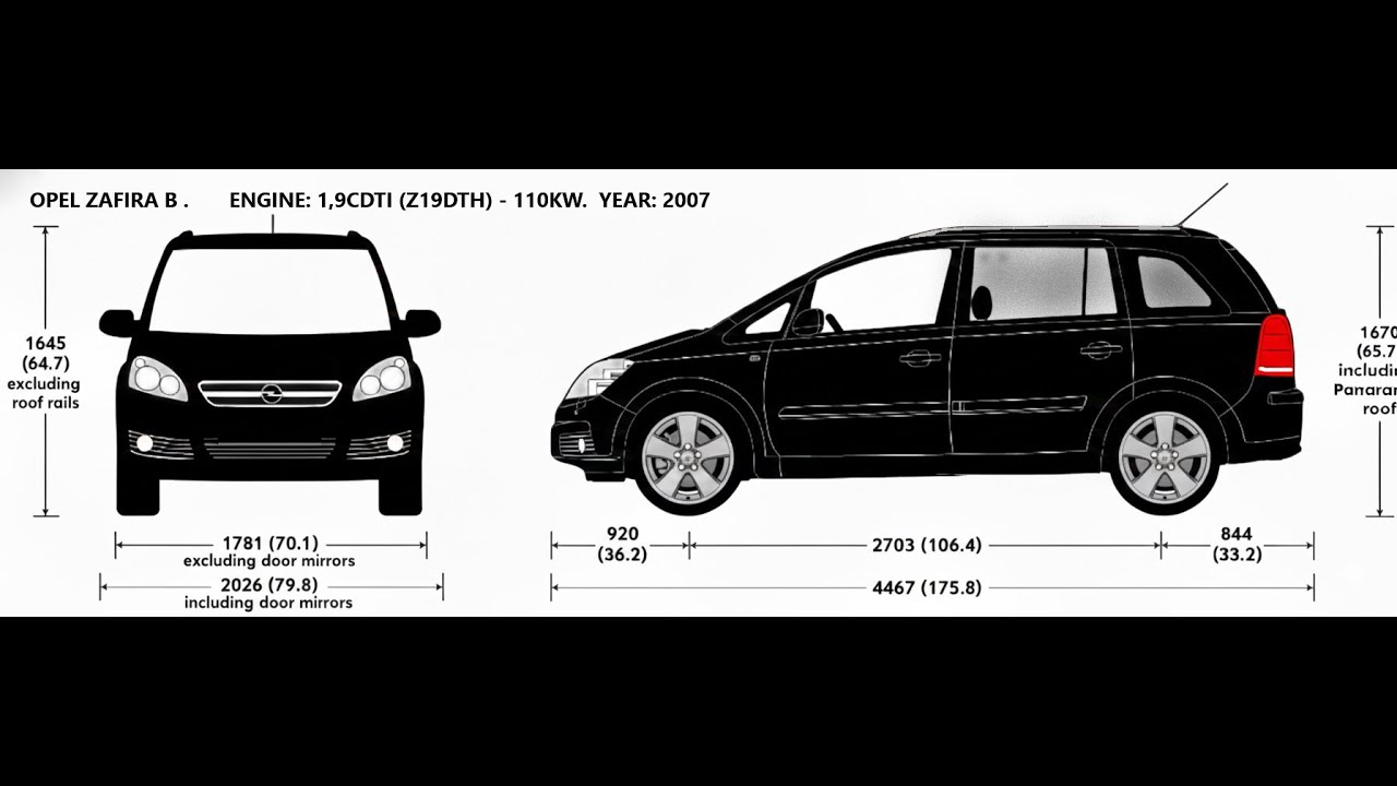 Opel zafira B rear beam and brake light failure