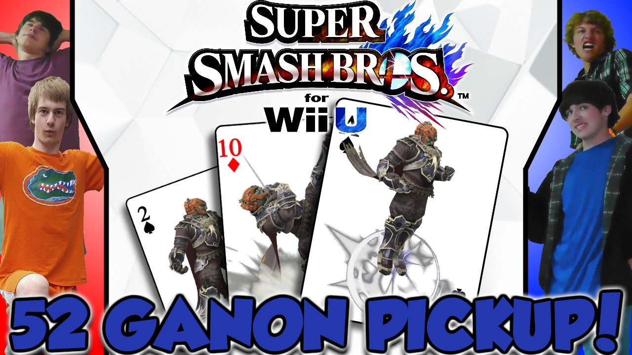 Smash 4 - 52 Ganon Pickup! Crazy Spiking Ganon Game-mode!!