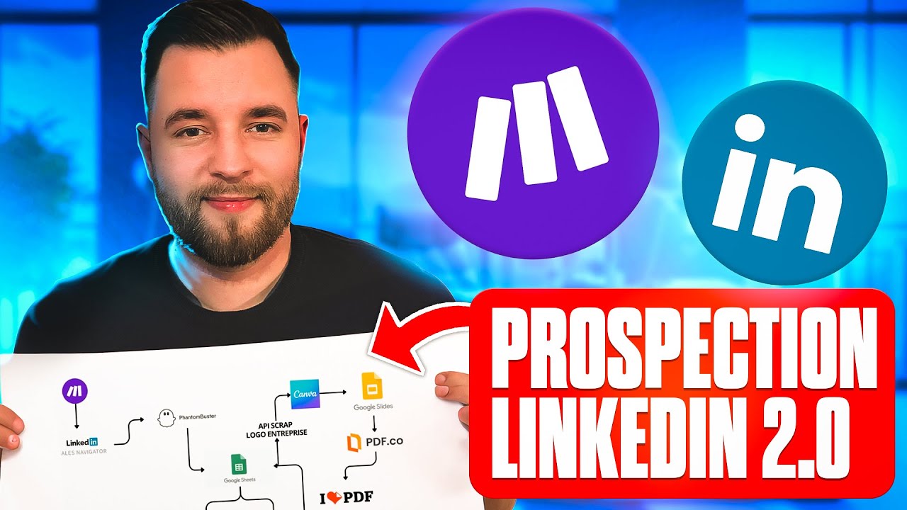 MAKE : Prospection AUTOMATIQUE sur LinkedIn (Cold Mailing)