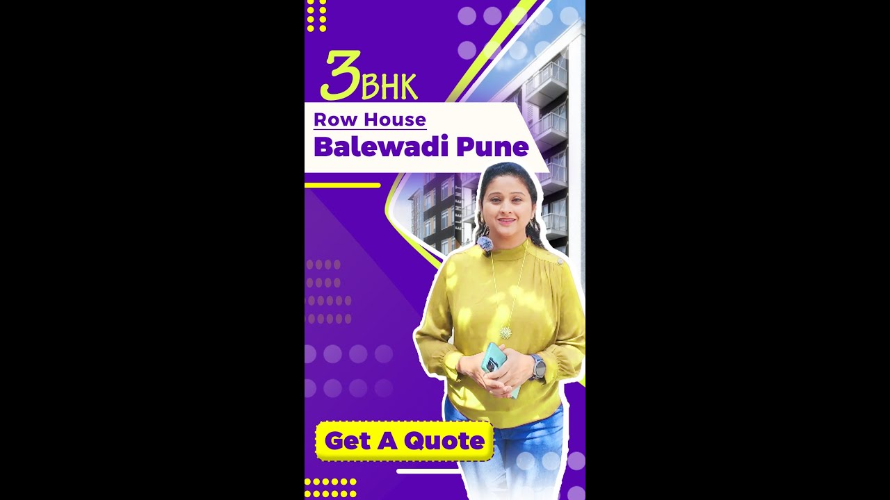 🏡 Luxury Living in Balewadi, Pune | 3BHK Row House ✨